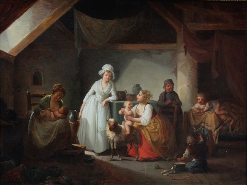 1797-Louise-Adéone Drölling - Scena nella stanza dei bambini